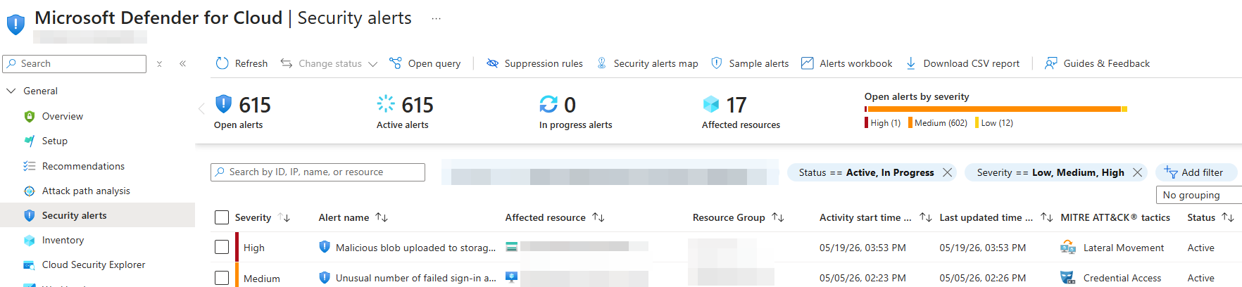 Microsoft Defender for Cloud | Alertes de seguretat